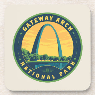 Nationaal park Gateway Arch Bier Onderzetter