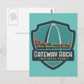 Nationaal park Gateway Arch Briefkaart (Voorkant / Achterkant)