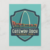 Nationaal park Gateway Arch Briefkaart (Voorkant)
