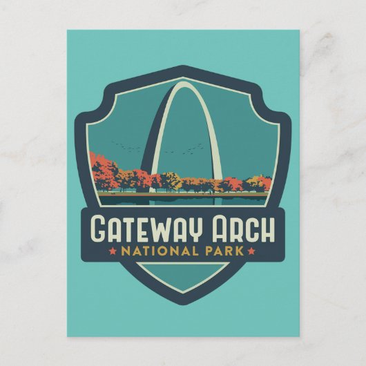 Nationaal park Gateway Arch Briefkaart (Voorkant)