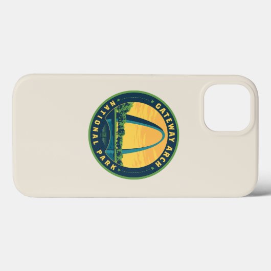 Nationaal park Gateway Arch Case-Mate iPhone Case (Achterkant (horizontaal))