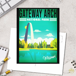 Nationaal park Gateway Arch - Missouri Saint Louis Briefkaart