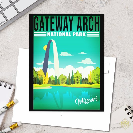 Nationaal park Gateway Arch - Missouri Saint Louis Briefkaart
