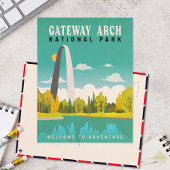 Nationaal park Gateway Arch - Missouri Saint Louis Briefkaart