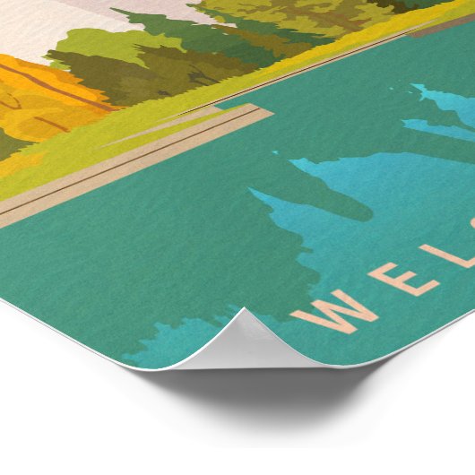 Nationaal park Gateway Arch - Missouri Saint Louis Poster (Hoek)