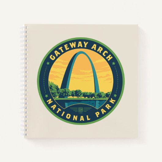 Nationaal park Gateway Arch Notitieboek (Voorkant)