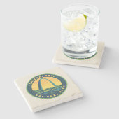 Nationaal park Gateway Arch Stenen Onderzetter (Zijkant)