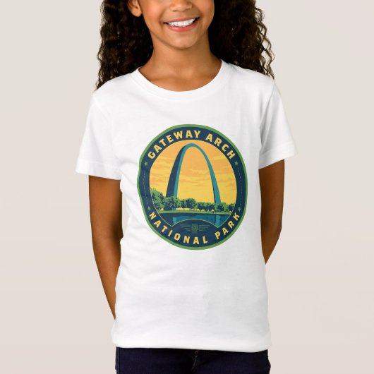 Nationaal park Gateway Arch T-shirt (Voorkant)