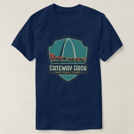 Nationaal park Gateway Arch T-shirt (Design voorkant)