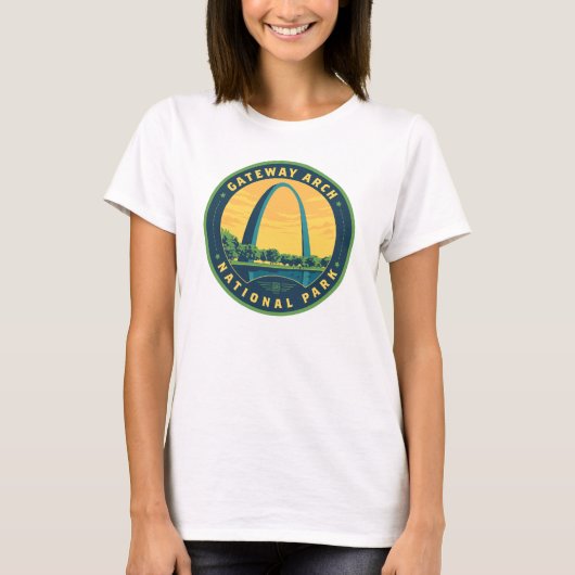 Nationaal park Gateway Arch T-shirt (Voorkant)