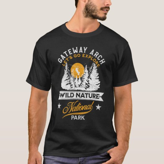 Nationaal park Gateway Arch T-shirt (Voorkant)