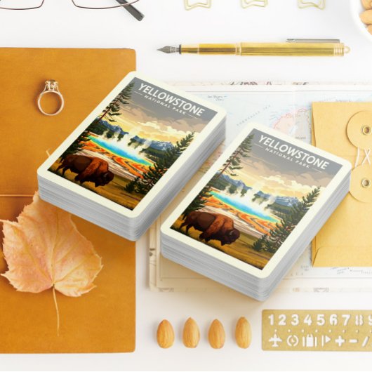 Nationaal Park geelsteen Pokerkaarten