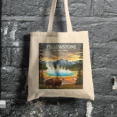 Nationaal Park  geelsteen Tote Bag