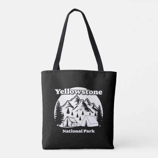 Nationaal Park  geelsteen Tote Bag (Achterkant)