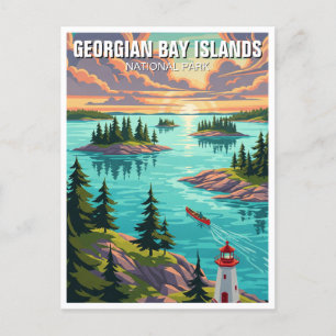 Nationaal park Georgische Baaieilanden Canada Briefkaart
