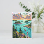 Nationaal park Georgische Baaieilanden Canada Briefkaart (Staand voorkant)