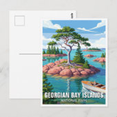 Nationaal park Georgische Baaieilanden Canada Briefkaart (Voorkant / Achterkant)