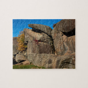 Nationaal park Gettysburg - Devil's Den - Herfst Legpuzzel