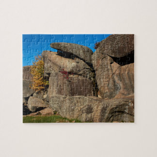 Nationaal park Gettysburg - Devil's Den - Herfst Legpuzzel