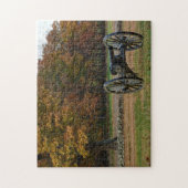 Nationaal park Gettysburg - Herfst - Cannon Legpuzzel (Verticaal)