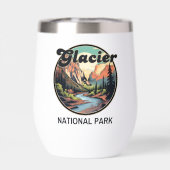 Nationaal park Glacier (Achterkant)