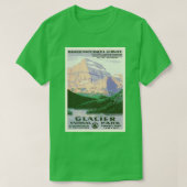 Nationaal park Glacier 28 T-shirt (Design voorkant)