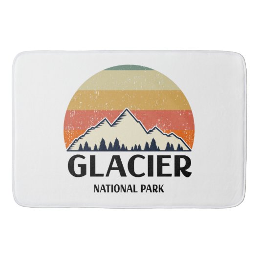 Nationaal Park  Glacier Badmat (Voorkant)