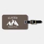 Nationaal park Glacier Bagagelabel (Voorkant horizontaal)