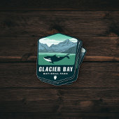 Nationaal Park Glacier Bay | Afgesneden Sticker