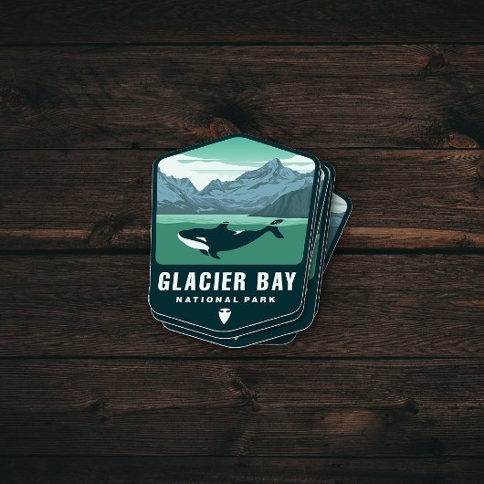 Nationaal Park Glacier Bay | Afgesneden Sticker