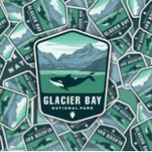 Nationaal Park Glacier Bay | Afgesneden Sticker