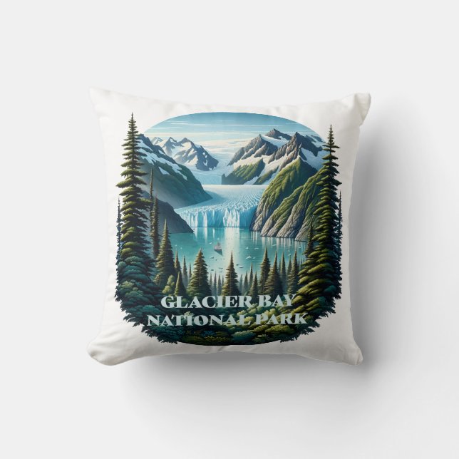 Nationaal park Glacier Bay Alaska Kussen (Voorkant)