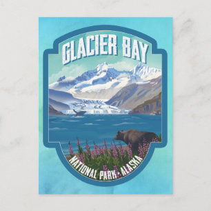 Nationaal Park Glacier Bay Briefkaart