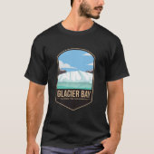 Nationaal park Glacier bay en behoud embleem T-shirt (Voorkant)