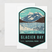 Nationaal Park Glacier Bay Feestdagenkaart (Voorkant / Achterkant)