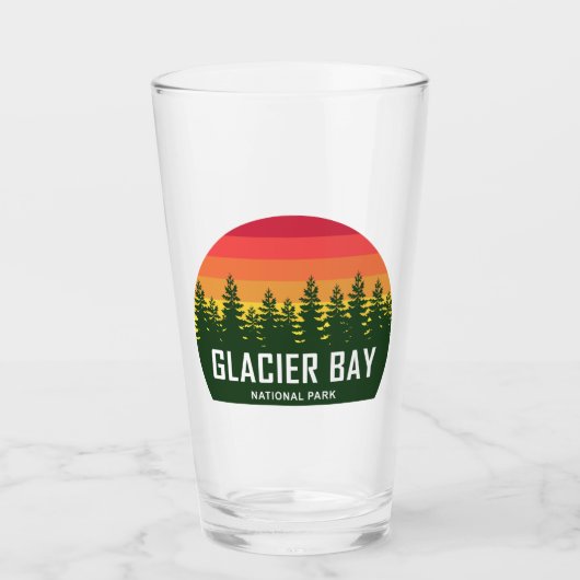 Nationaal Park Glacier Bay Glas (Voorkant)