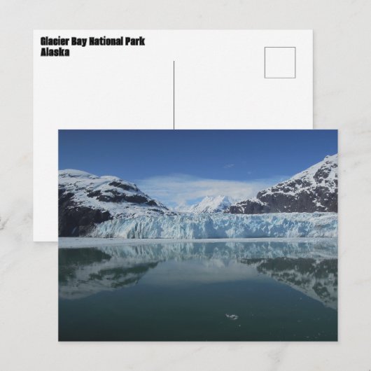 Nationaal park Glacier Bay in Alaska Briefkaart (Voorkant / Achterkant)