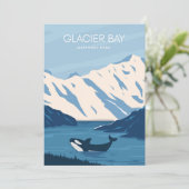 Nationaal Park Glacier Bay Kaart (Staand voorkant)