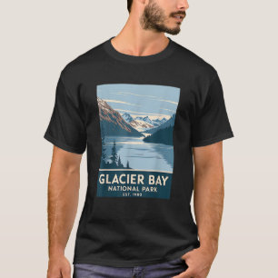 Nationaal park Glacier Bay kamperen wandelen Heren T-shirt