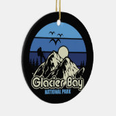 Nationaal Park Glacier Bay Keramisch Ornament (Rechts)