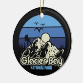 Nationaal Park Glacier Bay Keramisch Ornament (Links)