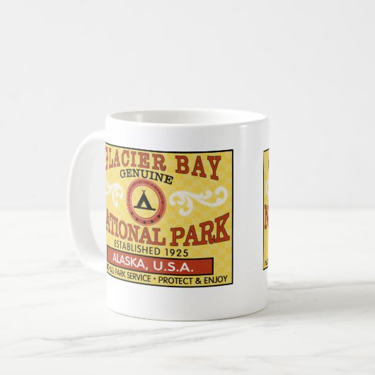 Nationaal Park Glacier Bay Koffiemok (Voorkant links)