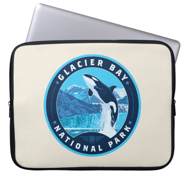 Nationaal Park Glacier Bay Laptop Sleeve (Voorkant)