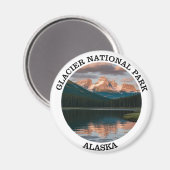Nationaal Park Glacier Bay Magneet (Voorkant / Achterkant)