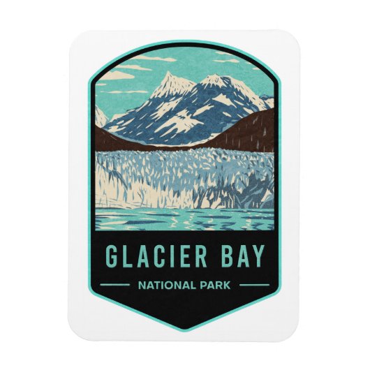 Nationaal Park Glacier Bay Magneet (Verticaal)