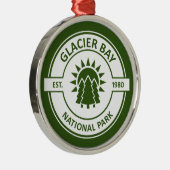Nationaal Park Glacier Bay Metalen Ornament (Rechts)