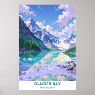 Nationaal park Glacier Bay - Montana Poster