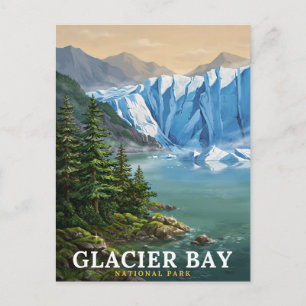Nationaal park Glacier Bay Natuurbeeld Briefkaart