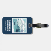 Nationaal park Glacier Bay | Orka Bagagelabel (Achterkant horizontaal)