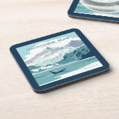 Nationaal park Glacier Bay | Orka Bier Onderzetter (Linkerzijde)